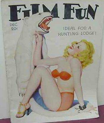 FILM FUN magazine side cover Issue 260 December 1936
