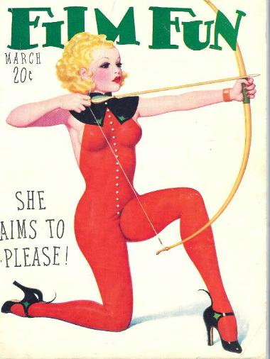 FILM FUN magazine side cover Issue 263 March 1937