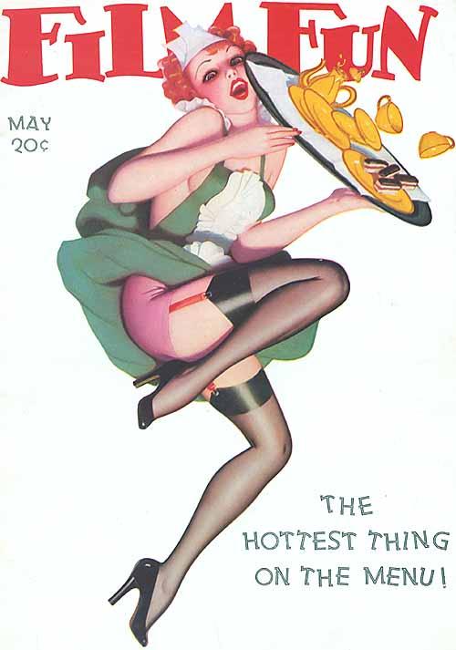 FILM FUN magazine side cover Issue 265 May 1937