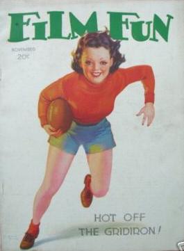 FILM FUN magazine side cover Issue 283 November 1938