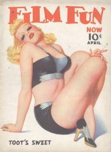 FILM FUN magazine side cover Issue 288 April 1939