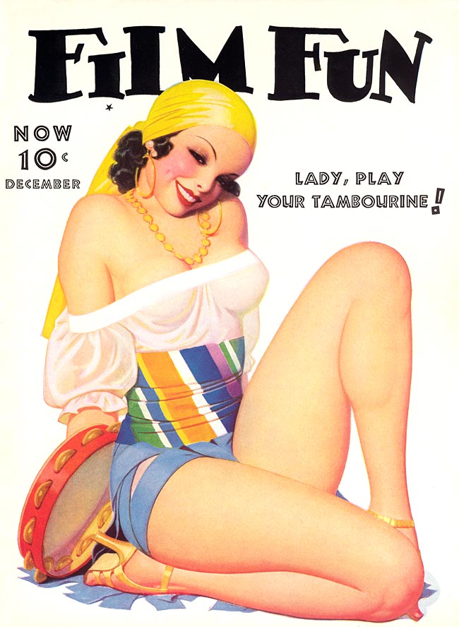 FILM FUN magazine side cover Issue 296 December 1939