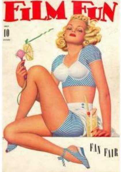 FILM FUN magazine side cover Issue 303 July 1940