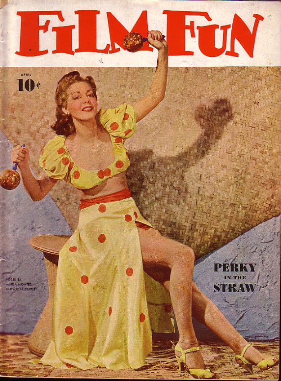 FILM FUN magazine side cover Issue 312 April 1941