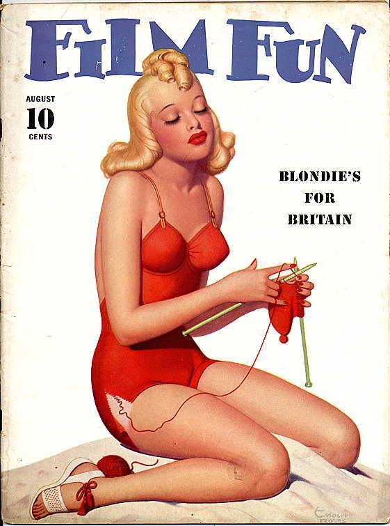 FILM FUN magazine side cover Issue 316 August 1941