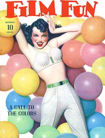 FILM FUN magazine side cover Issue 318  1941