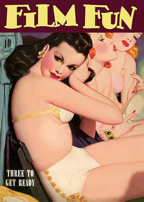 FILM FUN magazine side cover Issue 320 December 1941