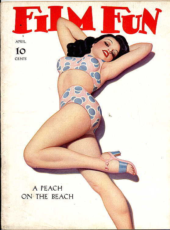 FILM FUN magazine side cover Issue 324 April 1942