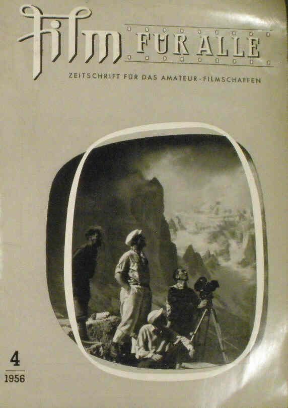 FILM FUR ALLE magazine side cover Issue 4  1956