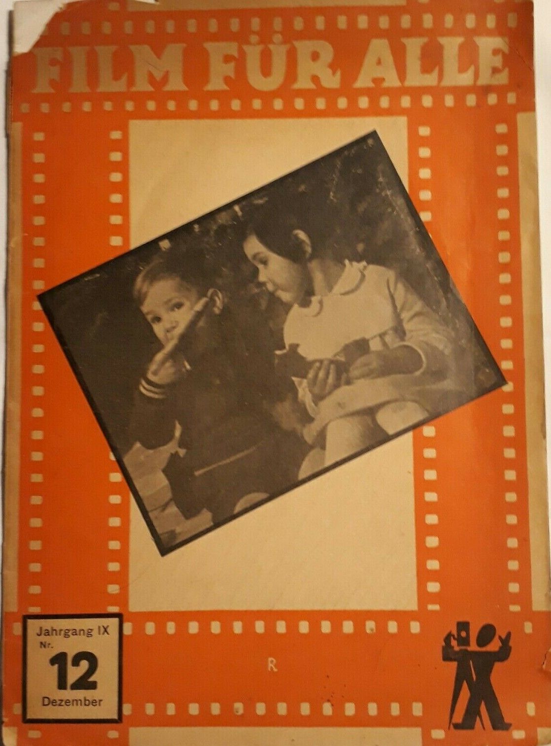 FILM FUR ALLE magazine side cover Issue 12   1935