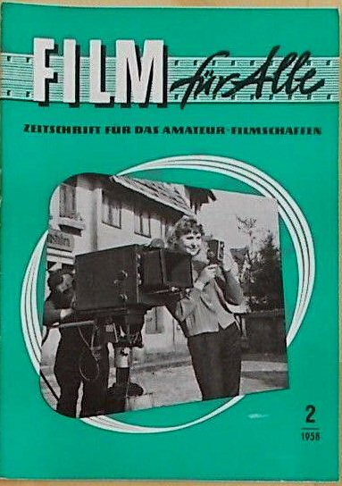 FILM FUR ALLE magazine side cover Issue 2   1958