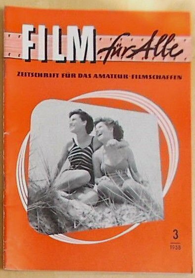 FILM FUR ALLE magazine side cover Issue 3   1958