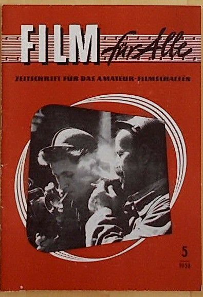 FILM FUR ALLE magazine side cover Issue 5   1958