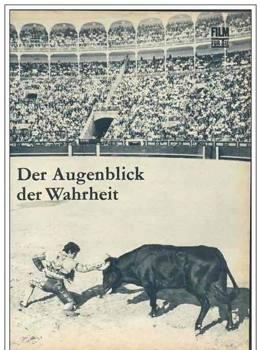FILM FUR SIE magazine side cover Issue 49  1967