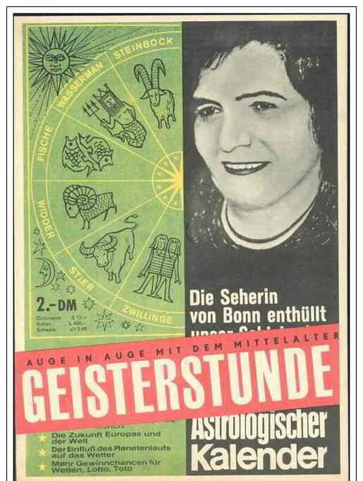 FILM FUR SIE magazine side cover Issue 92  1967