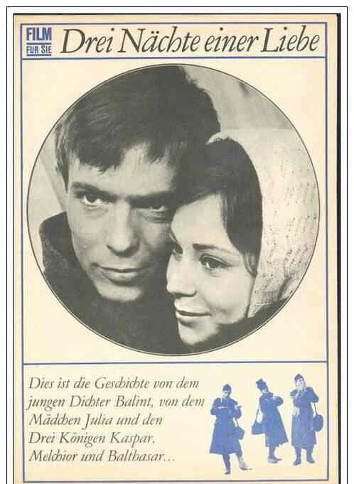FILM FUR SIE magazine side cover Issue 84  1968