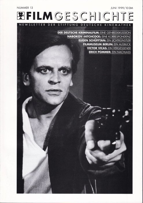 FILMGESCHICHTE magazine side cover Issue 13 June 1999