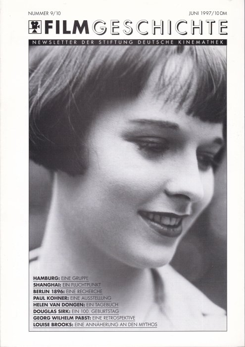FILMGESCHICHTE magazine side cover Issue 9-10  June 1997