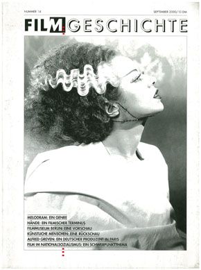 FILMGESCHICHTE magazine side cover Issue 14  2000