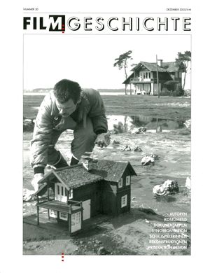 FILMGESCHICHTE magazine side cover Issue 20  2005