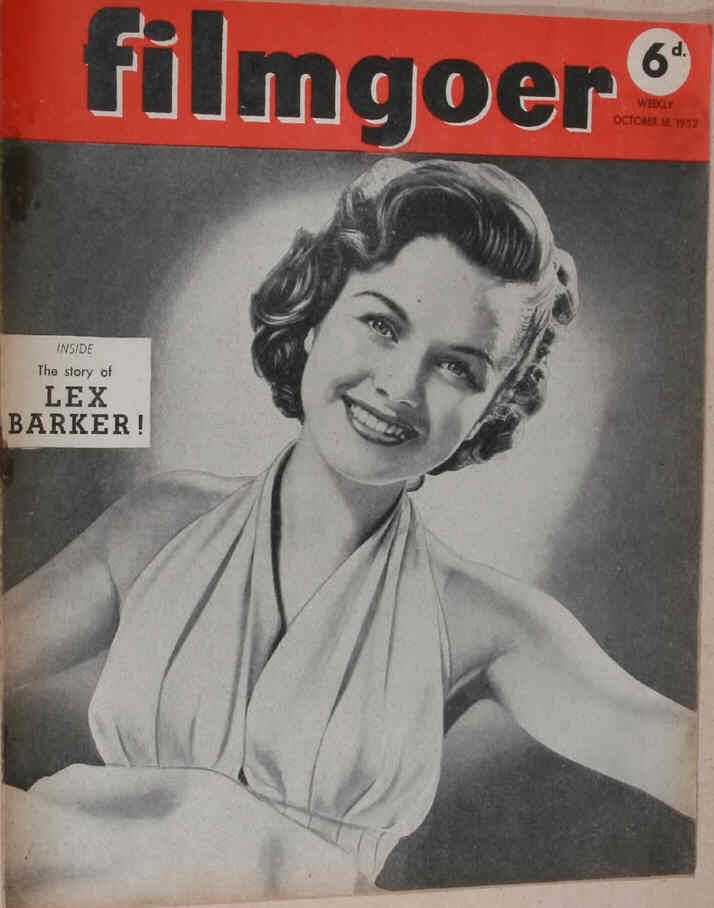 FILMGOER magazine side cover 18 October 1952