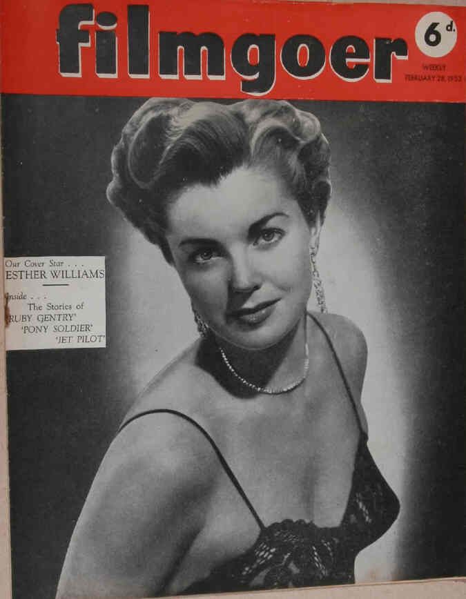 FILMGOER magazine side cover 28 February 1953