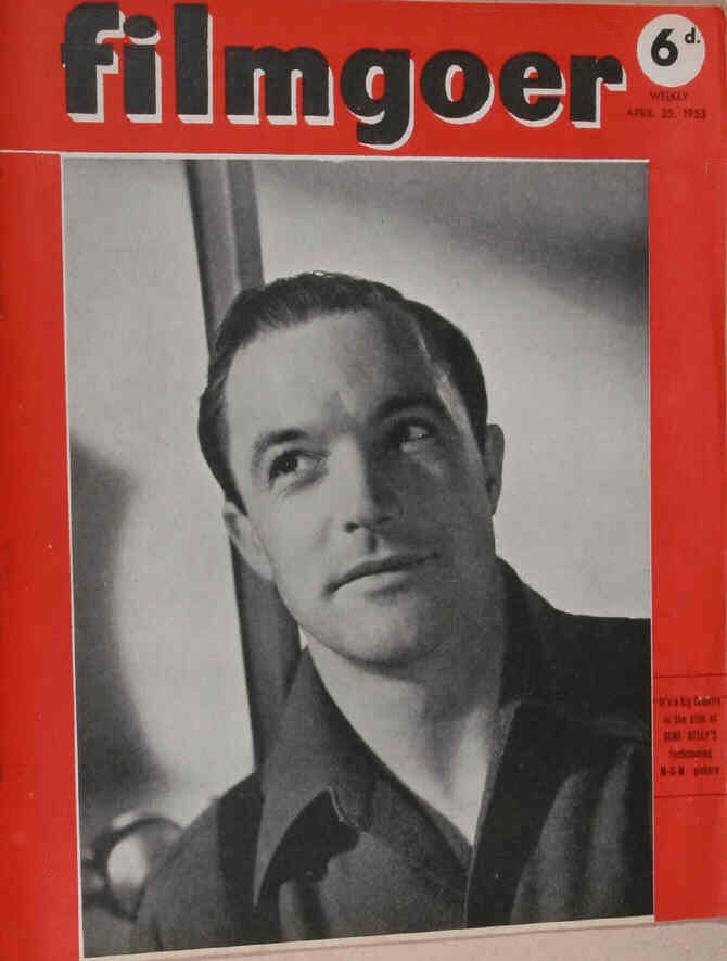 FILMGOER magazine side cover 25 April 1953