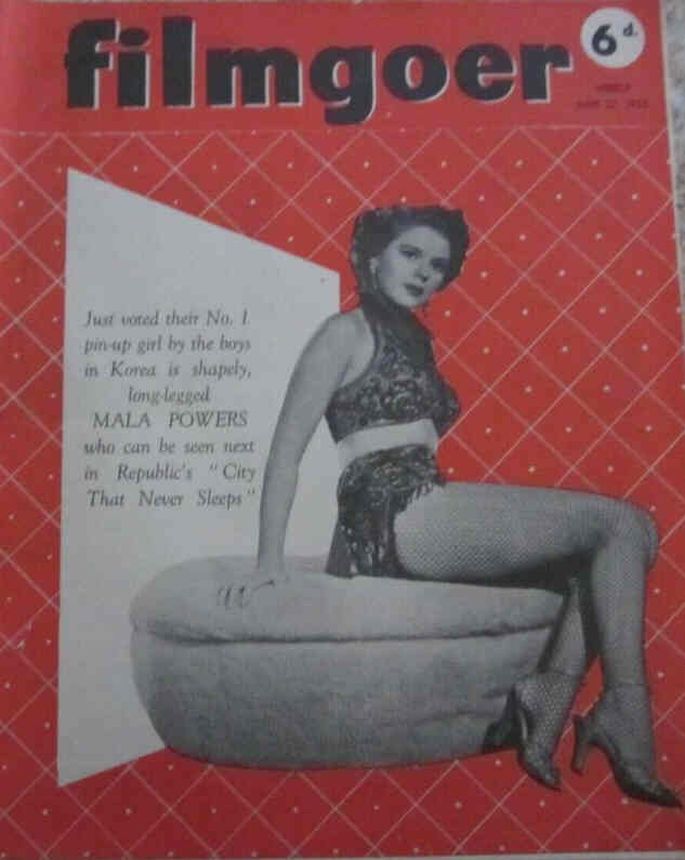 FILMGOER magazine side cover 27 June 1953