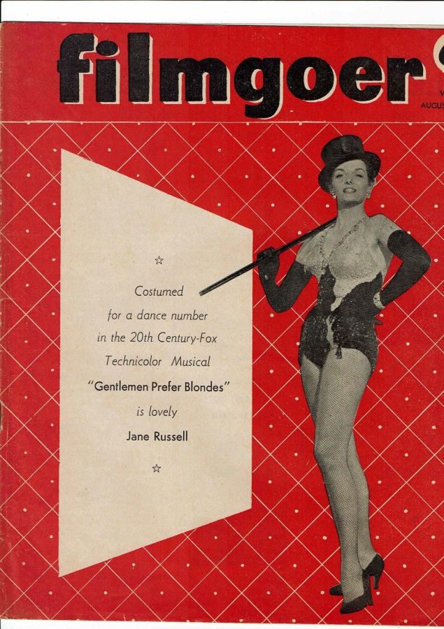 FILMGOER magazine side cover 8 August 1953