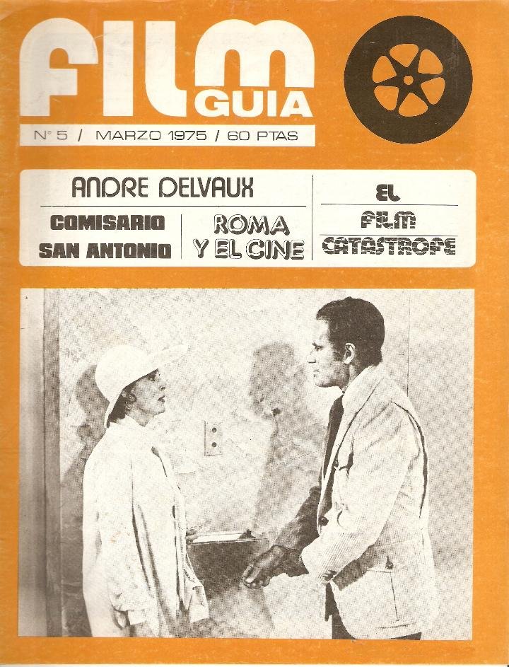 FILM GUIA magazine side cover Issue 5 March 1975