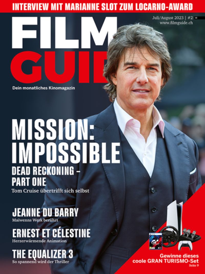 FILM GUIDE (CH) magazine side cover Issue 2  July/August 2023