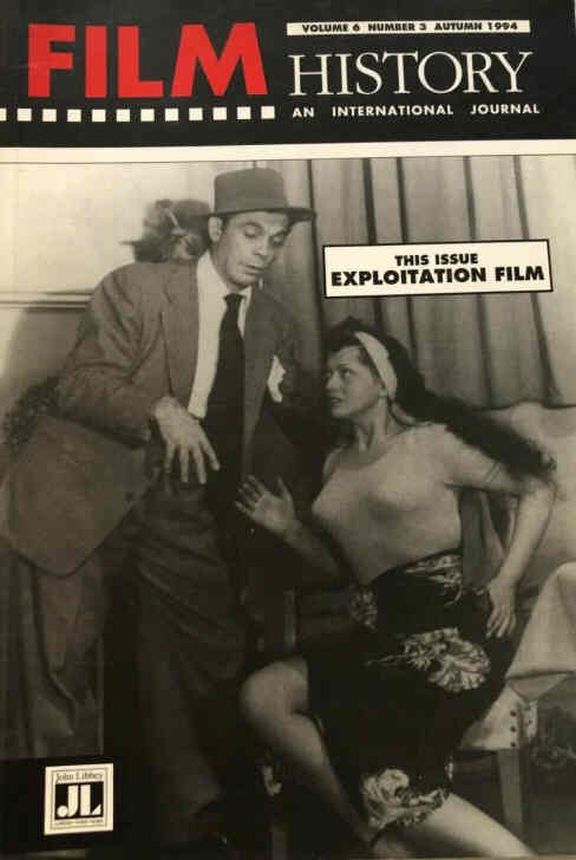 FILM HISTORY magazine side cover  Vol 6 No  3 Autumn 1994