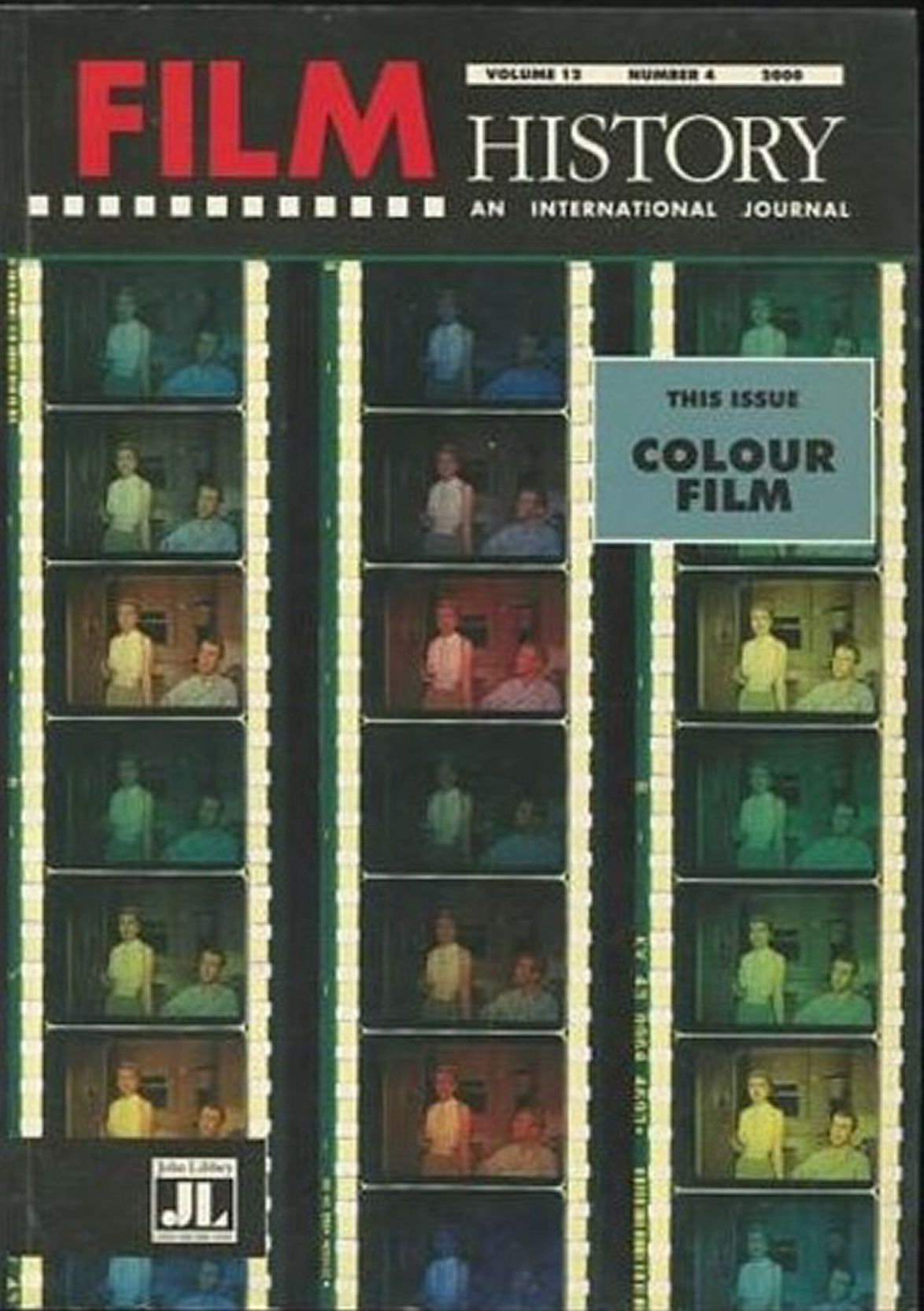 FILM HISTORY magazine side cover  Vol 12 No  4   2000