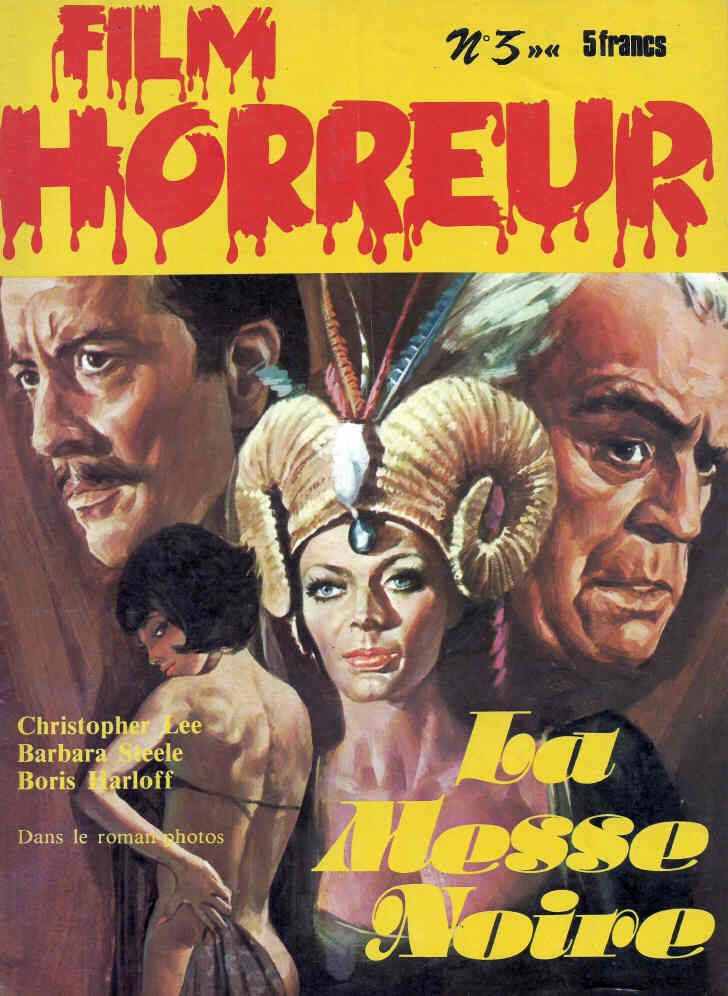 FILM HORREUR magazine side cover Issue 3  1976
