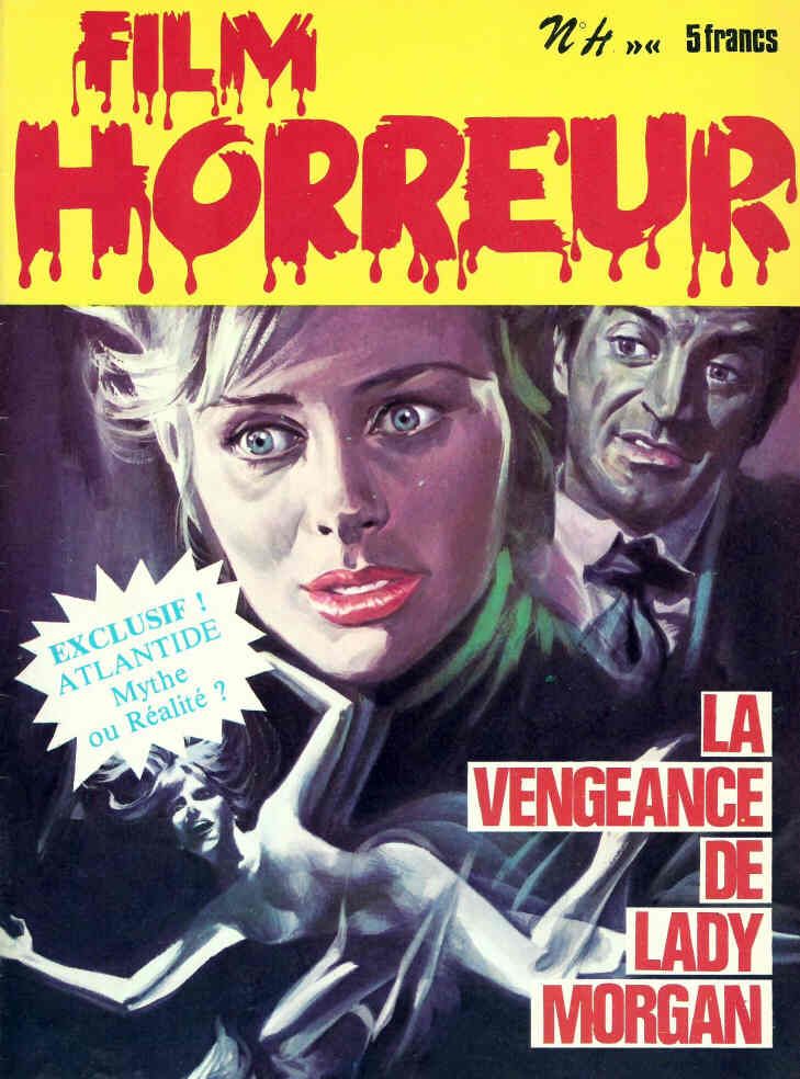FILM HORREUR magazine side cover Issue 4  1976