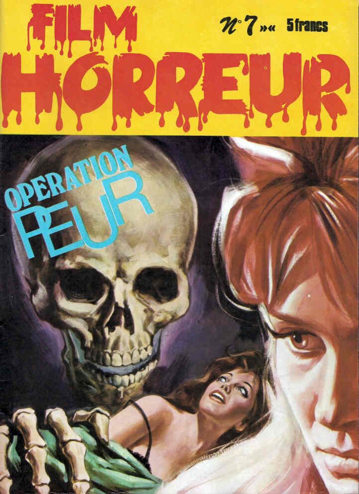 FILM HORREUR magazine side cover Issue 7  1976
