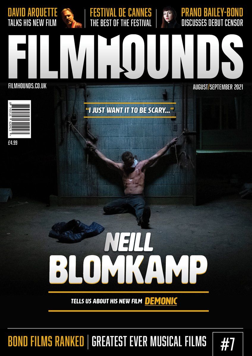 FILMHOUNDS magazine side cover Issue 7  August/September 2021