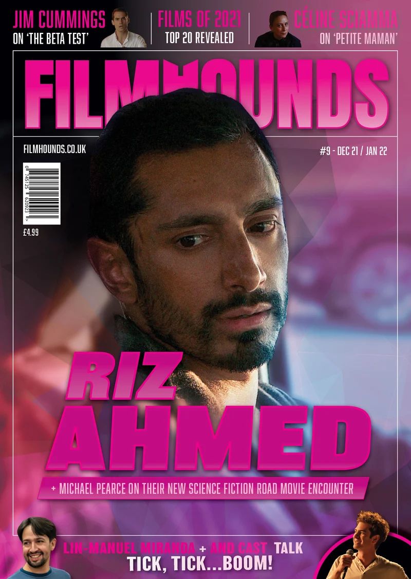 FILMHOUNDS magazine side cover Issue 9  December 2021/ January 2022 