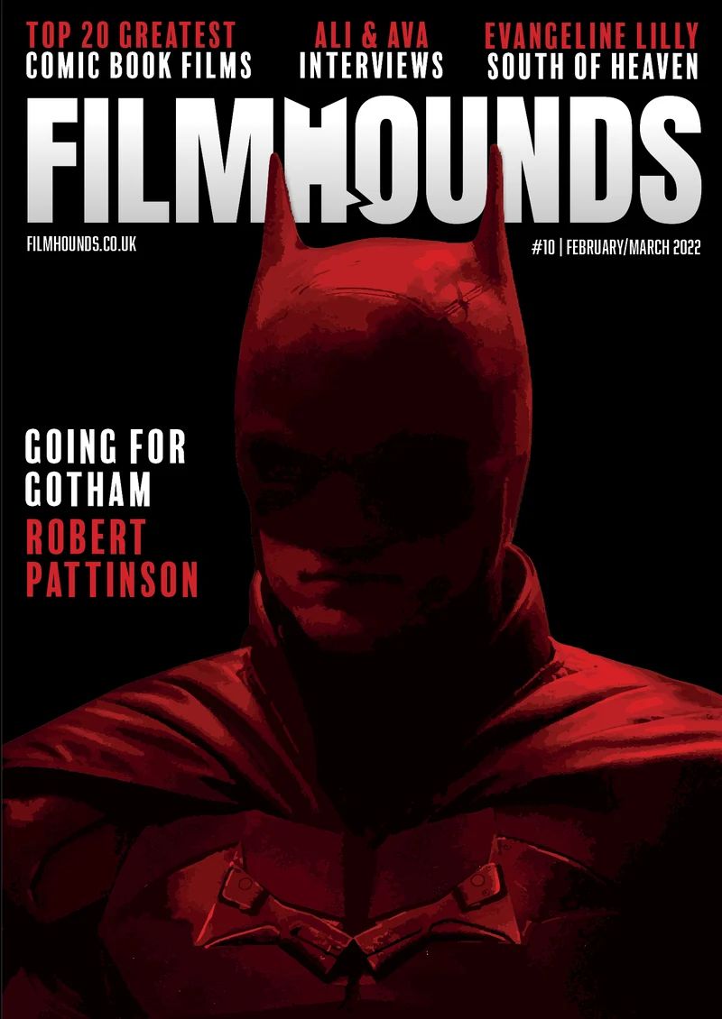 FILMHOUNDS magazine side cover Issue 10  February/March 2022