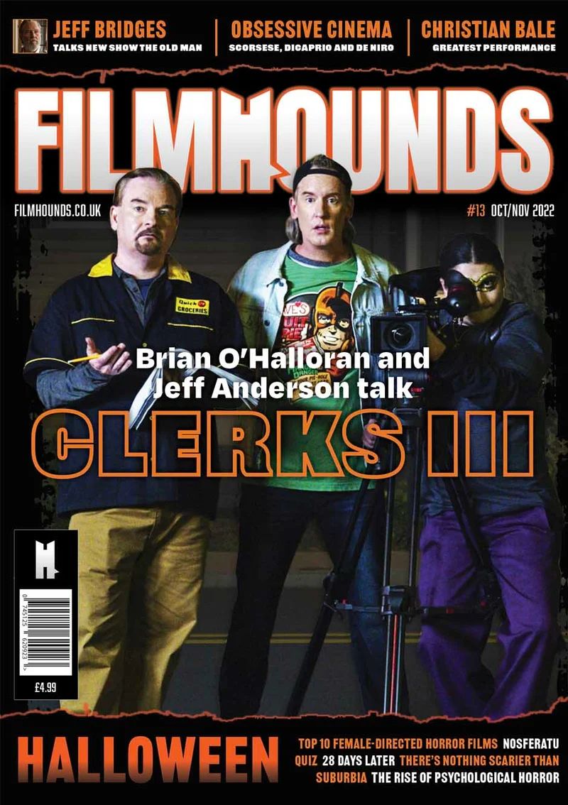 FILMHOUNDS magazine side cover Issue 13  October/November 2022