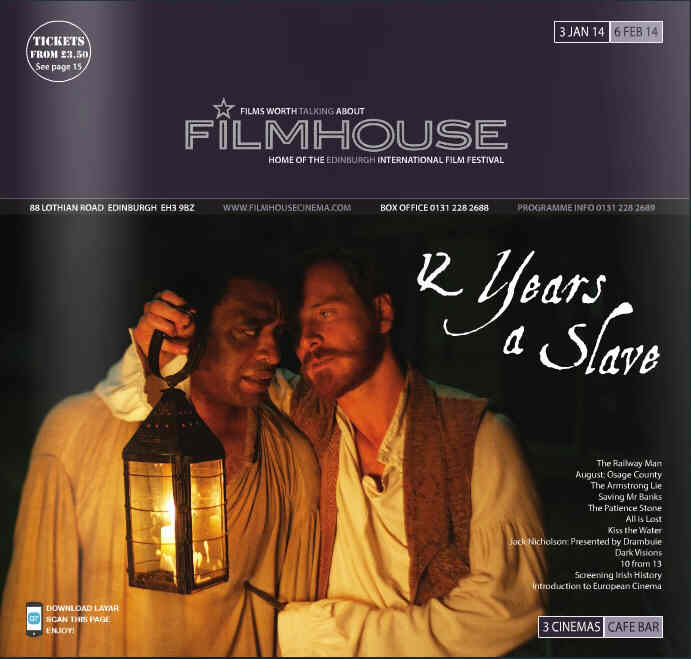 FILMHOUSE magazine side cover 3 January 2013