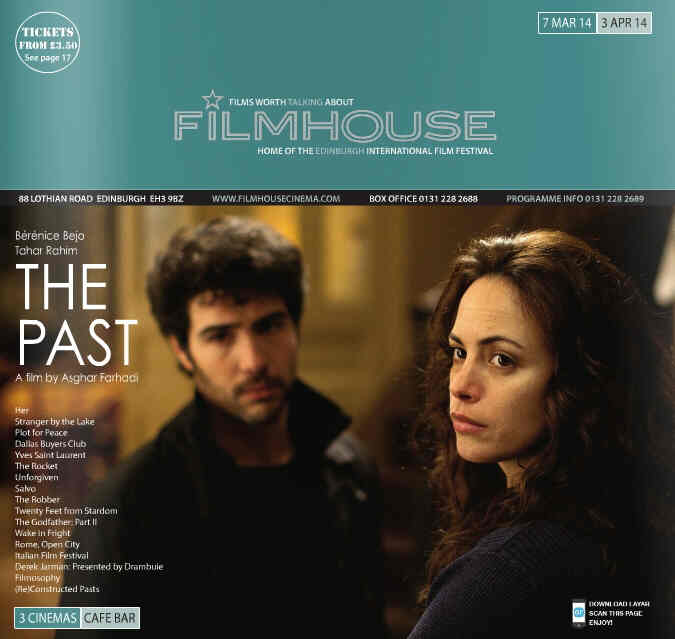 FILMHOUSE magazine side cover 7 March 2014