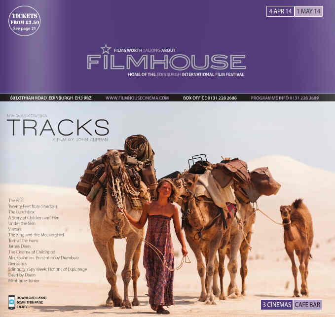 FILMHOUSE magazine side cover 4 April 2014