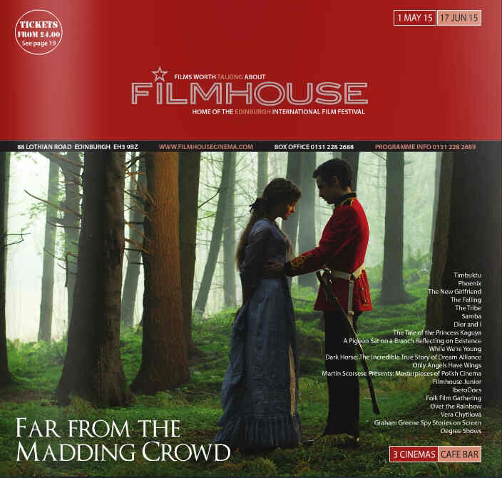 FILMHOUSE magazine side cover 1 May 2015