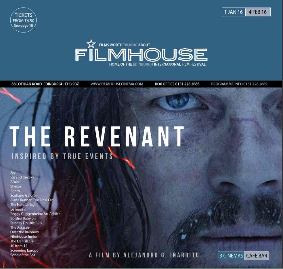 FILMHOUSE magazine side cover 1 January 2016