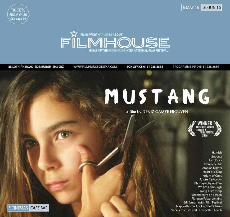 FILMHOUSE magazine side cover May/June 2016