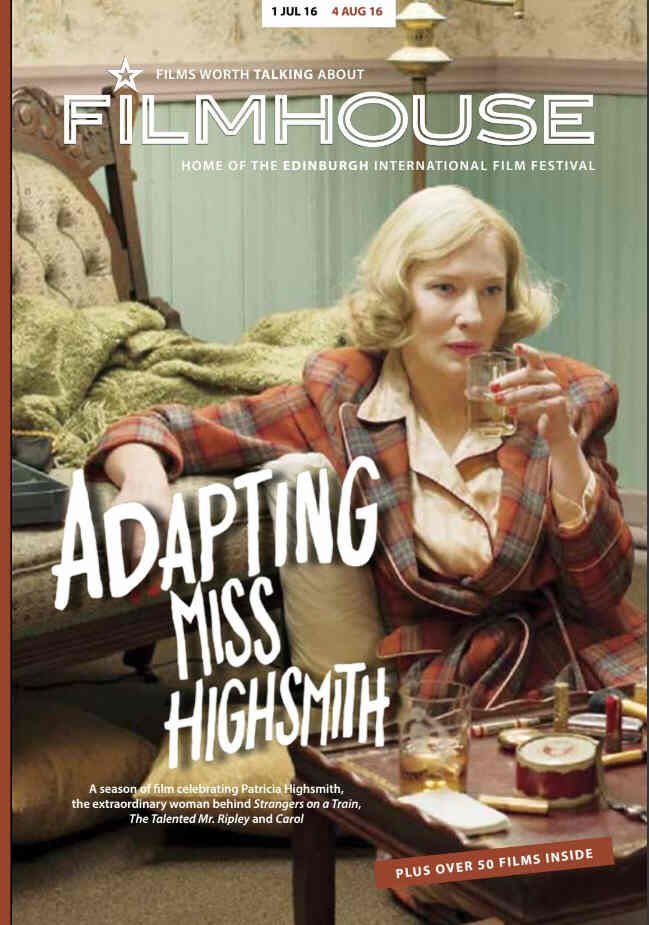 FILMHOUSE magazine side cover July 2016