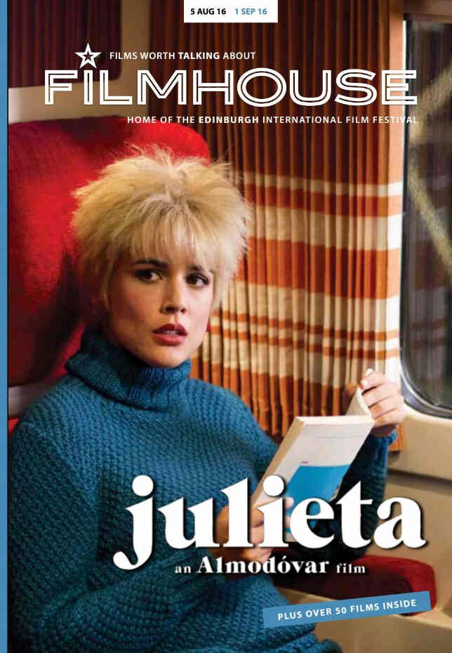 FILMHOUSE magazine side cover August 2016