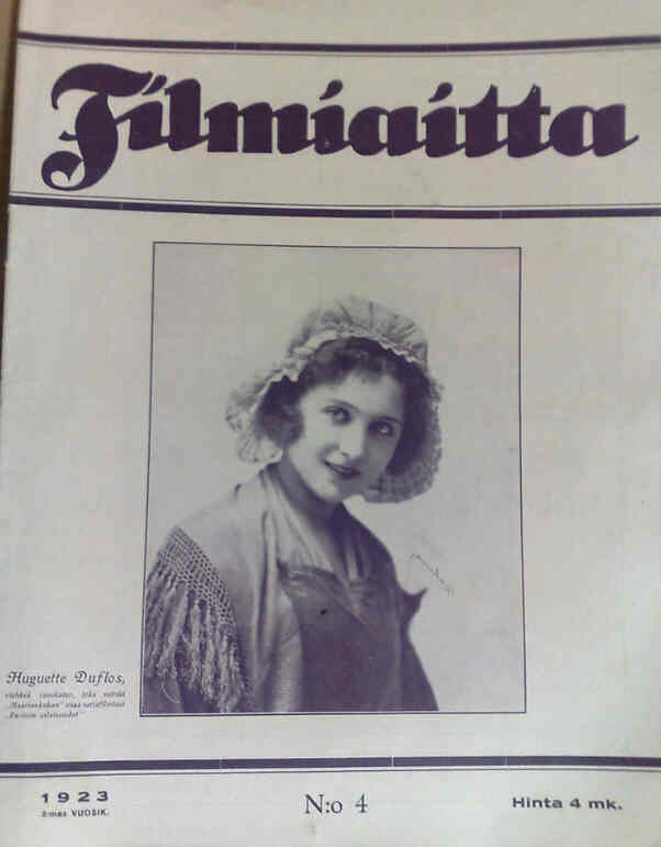 FILMIAITTA magazine side cover Issue 4  1923