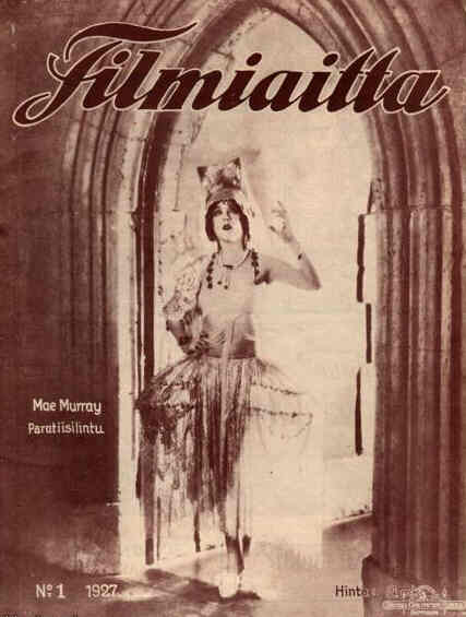 FILMIAITTA magazine side cover Issue 1  1927